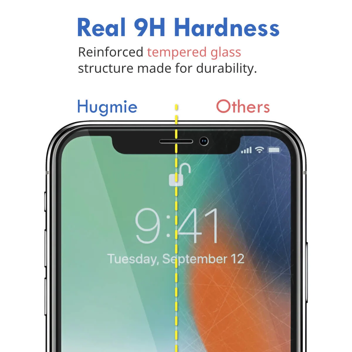 2x Hugmie® iPhone 13 Pro Max/14 Plus Privacy Screen Protector