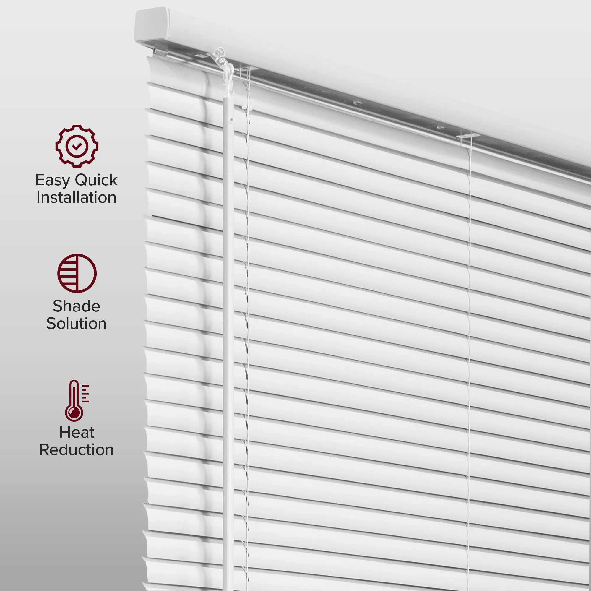 72-INCH HEIGHTS | Blackout 1" Slats | Midnight