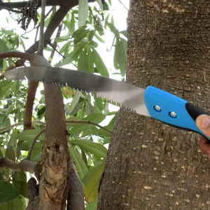 7566 20 inch Pruning Saw With High Carbon Steel Hand Saw Edge Sharpen Teeth With Cover Packing Perfect For Gardening, Grass, Tree Cutting, Plants, Shrubs, Wood, branch cut