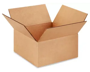 8 x 8 x 4" Lightweight 32 ECT Corrugated Boxes