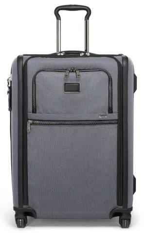 ALPHA X Short Trip 4 Wheeled Expandable Checked Luggage 66cm - Meteor Grey