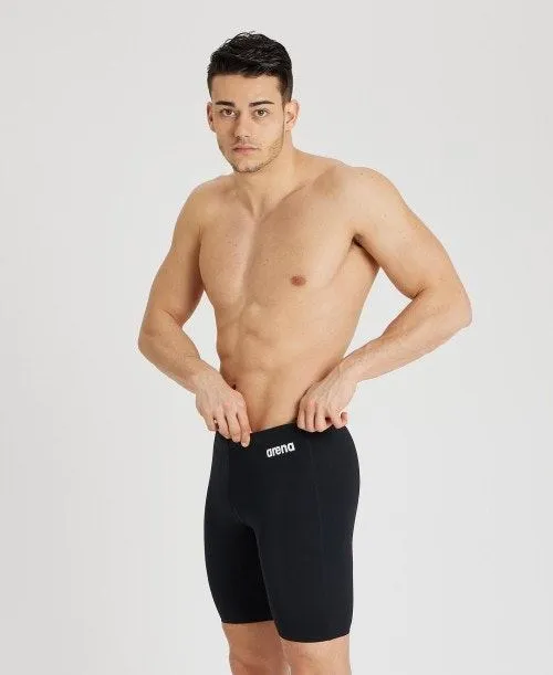 Arena Team Men Swim Jammers Stretchable Sun Protection Athletic Swimwear - Black