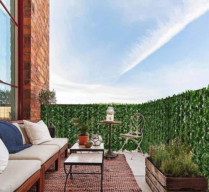 Artificial Ivy Privacy Fence Screen