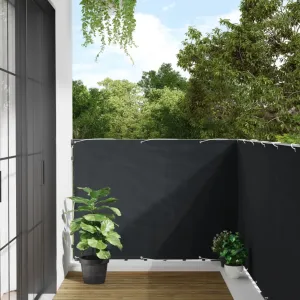 Balcony Privacy Screen Anthracite 1000x120 cm PVC