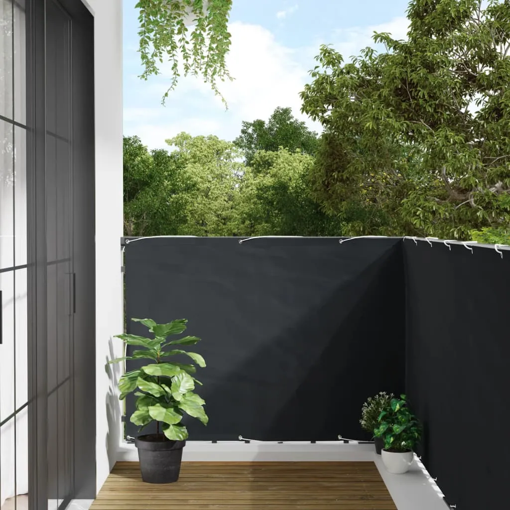 Balcony Privacy Screen Anthracite 1000x120 cm PVC