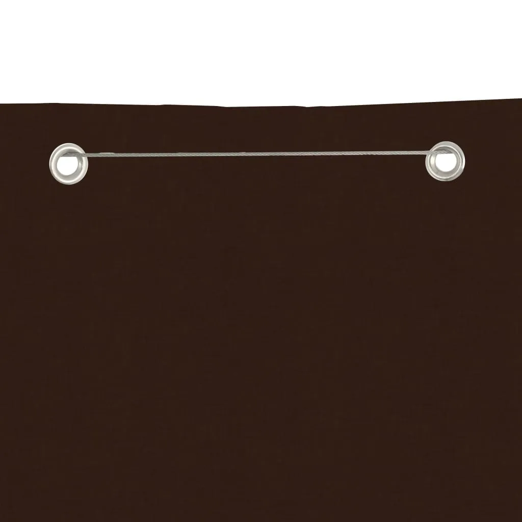 Balcony Screen Brown 160x240 cm Oxford Fabric