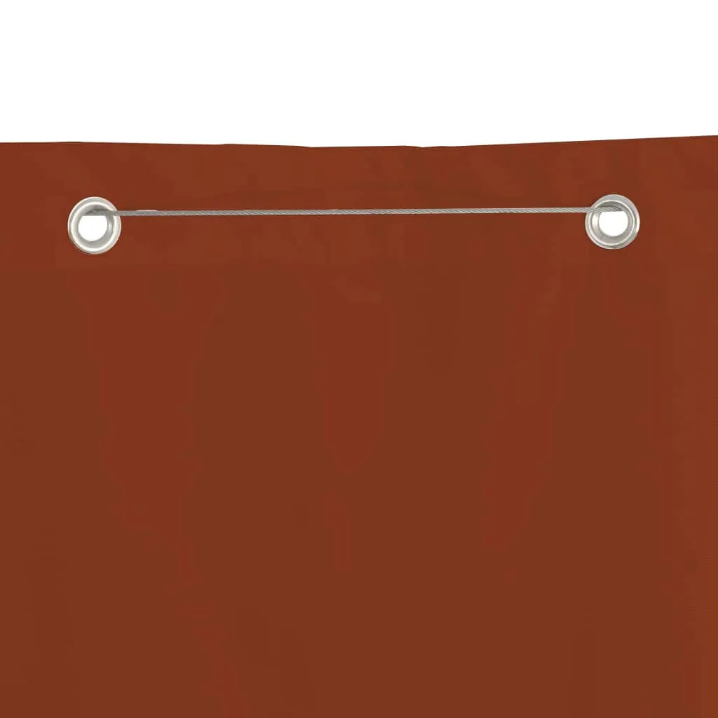 Balcony Screen Terrecotta 140x240 cm Oxford Fabric