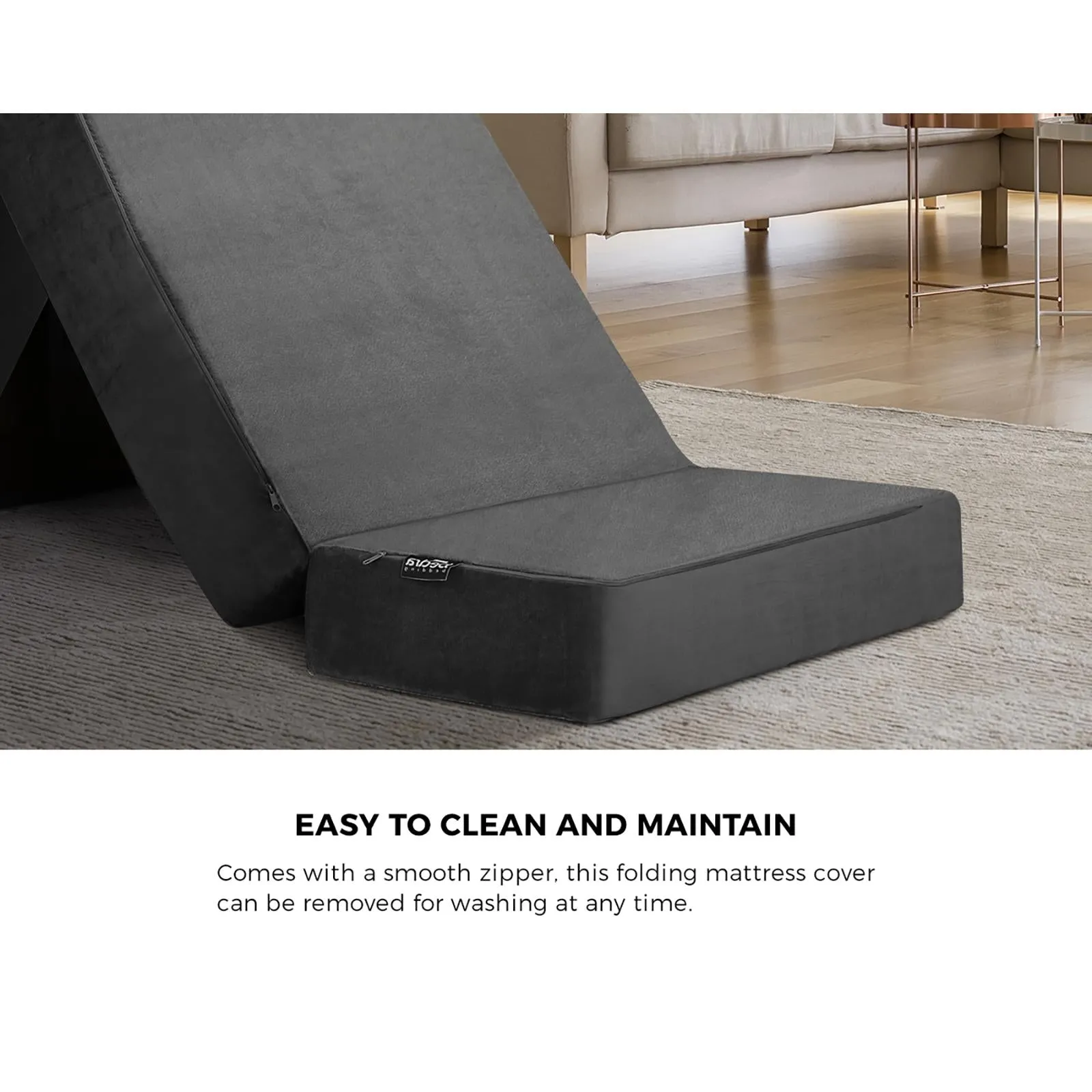 Bedra Foldable Foam Mattress Sofa Bed Portable Camping Cushion Floor Bed Single