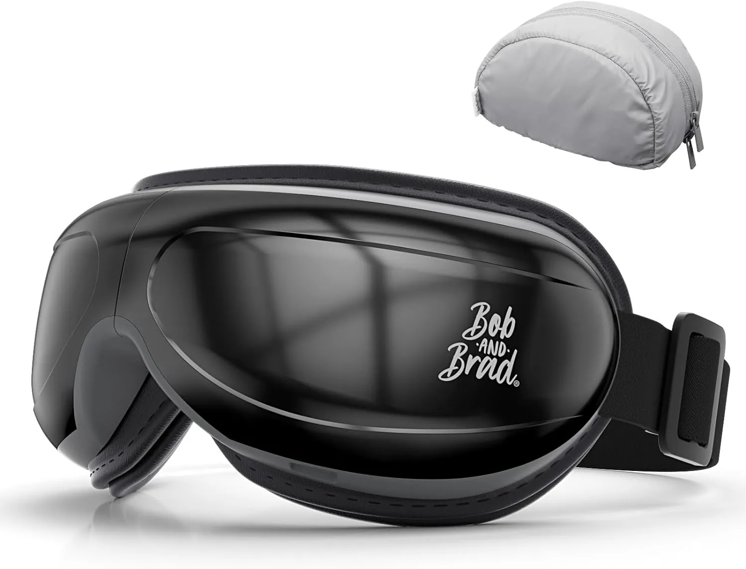 BOB AND BRAD Eye Massager with Heated Compression & Bluetooth Music for Eyes Relax Rejuvenate(Black)