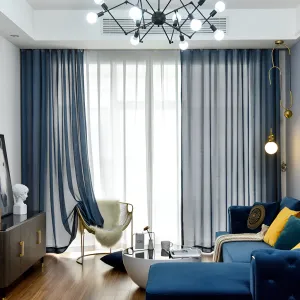 Bryanna Gauze Warp-Knitted Grommet Sheer Custom Curtain