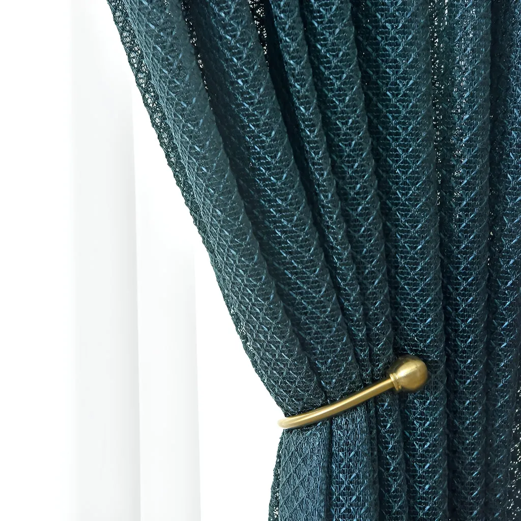 Bryanna Gauze Warp-Knitted Grommet Sheer Custom Curtain