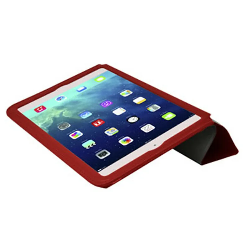 Cirago Slim-Fit Genuine Leather Folding Smart Case Cover with Stand for iPad Air