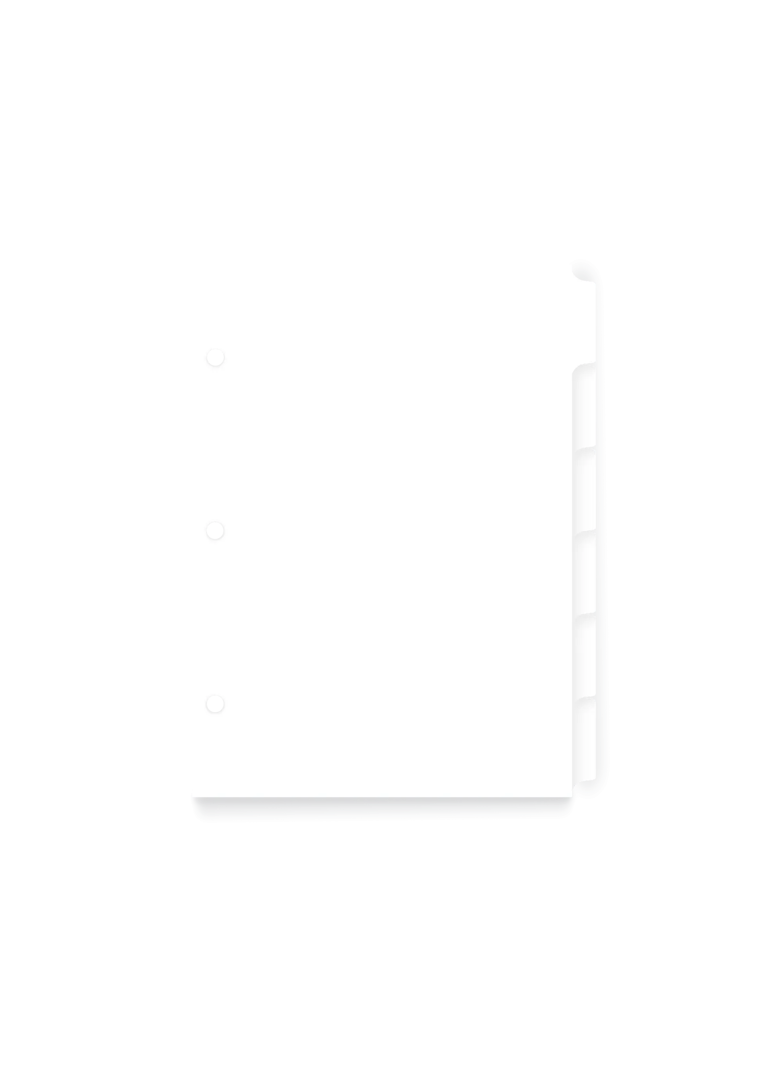 Compact Binder Tabs