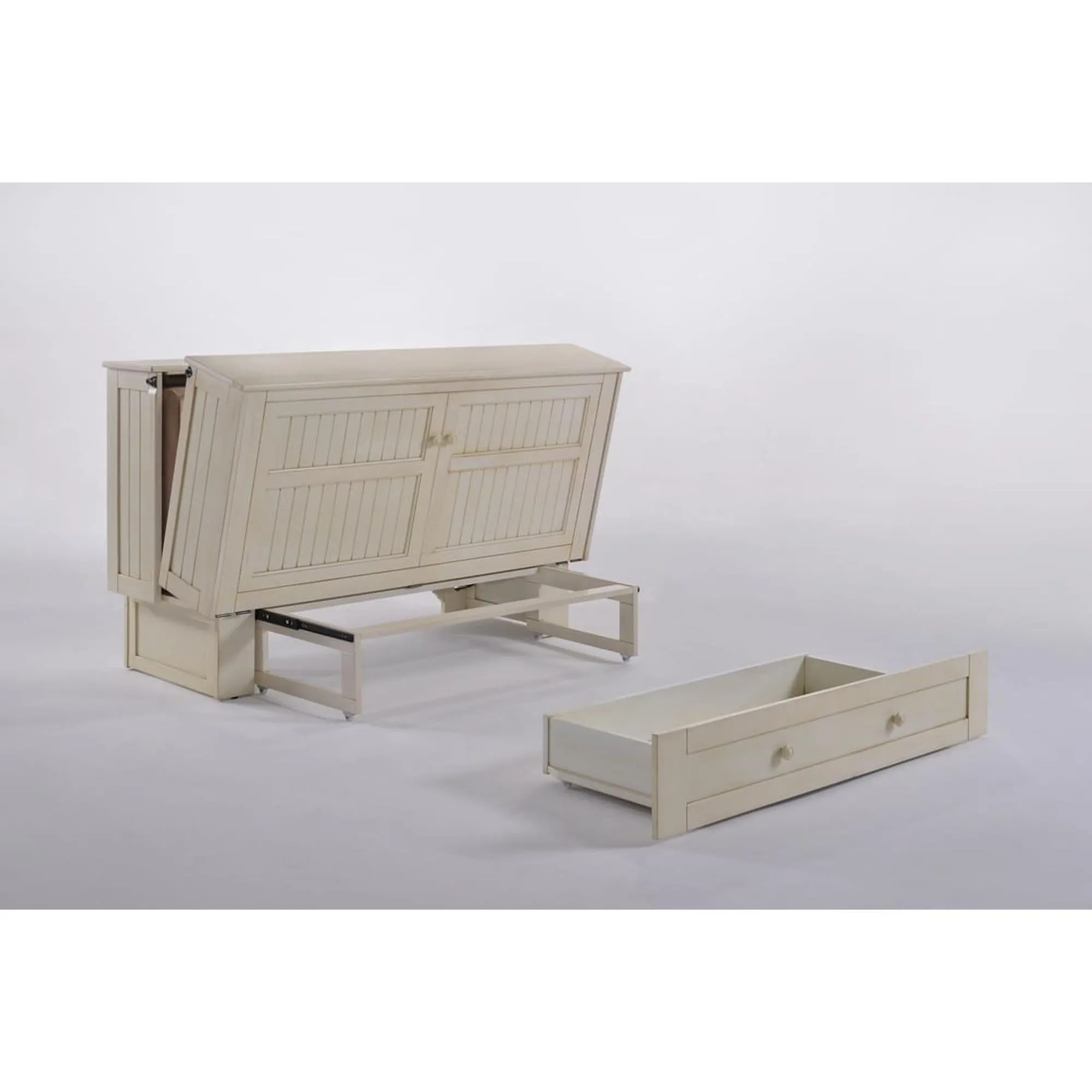 Daisy Murphy Cabinet Bed in White