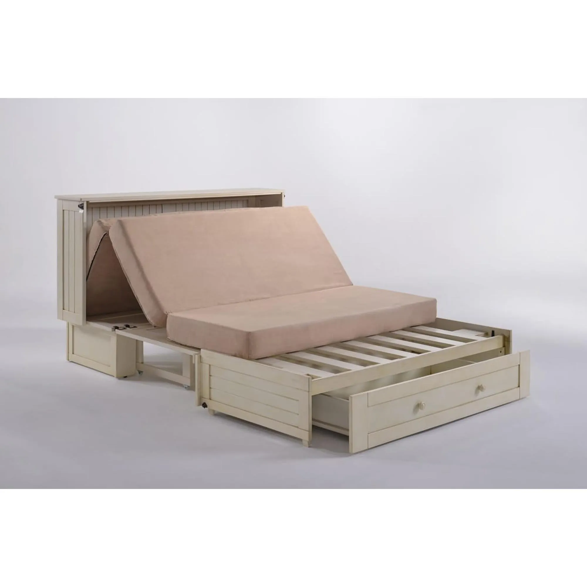 Daisy Murphy Cabinet Bed in White