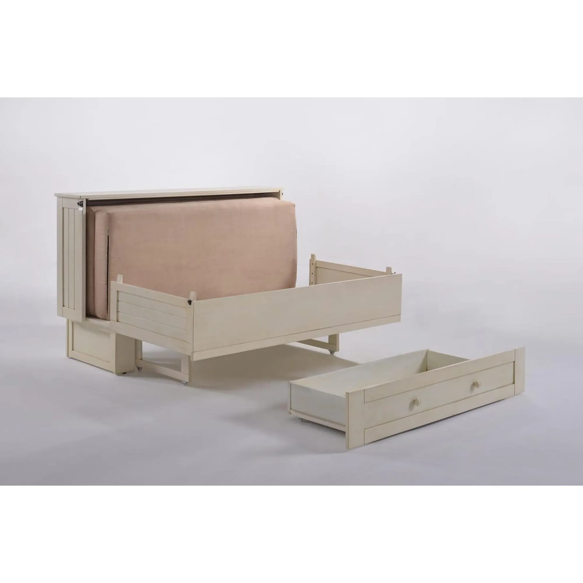 Daisy Murphy Cabinet Bed in White