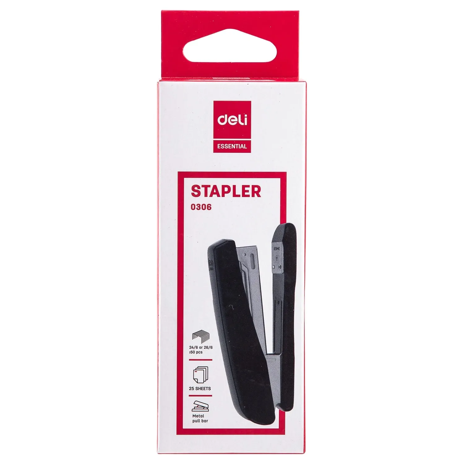 Deli Stapler Half Strip 25sheets