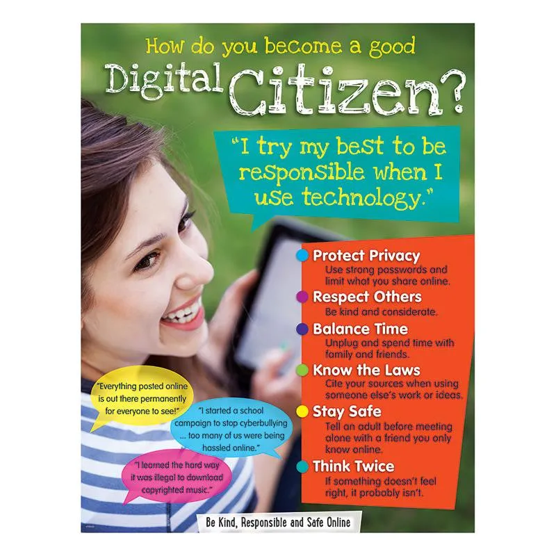 DIGITAL CITIZENSHIP LEARNING CHART