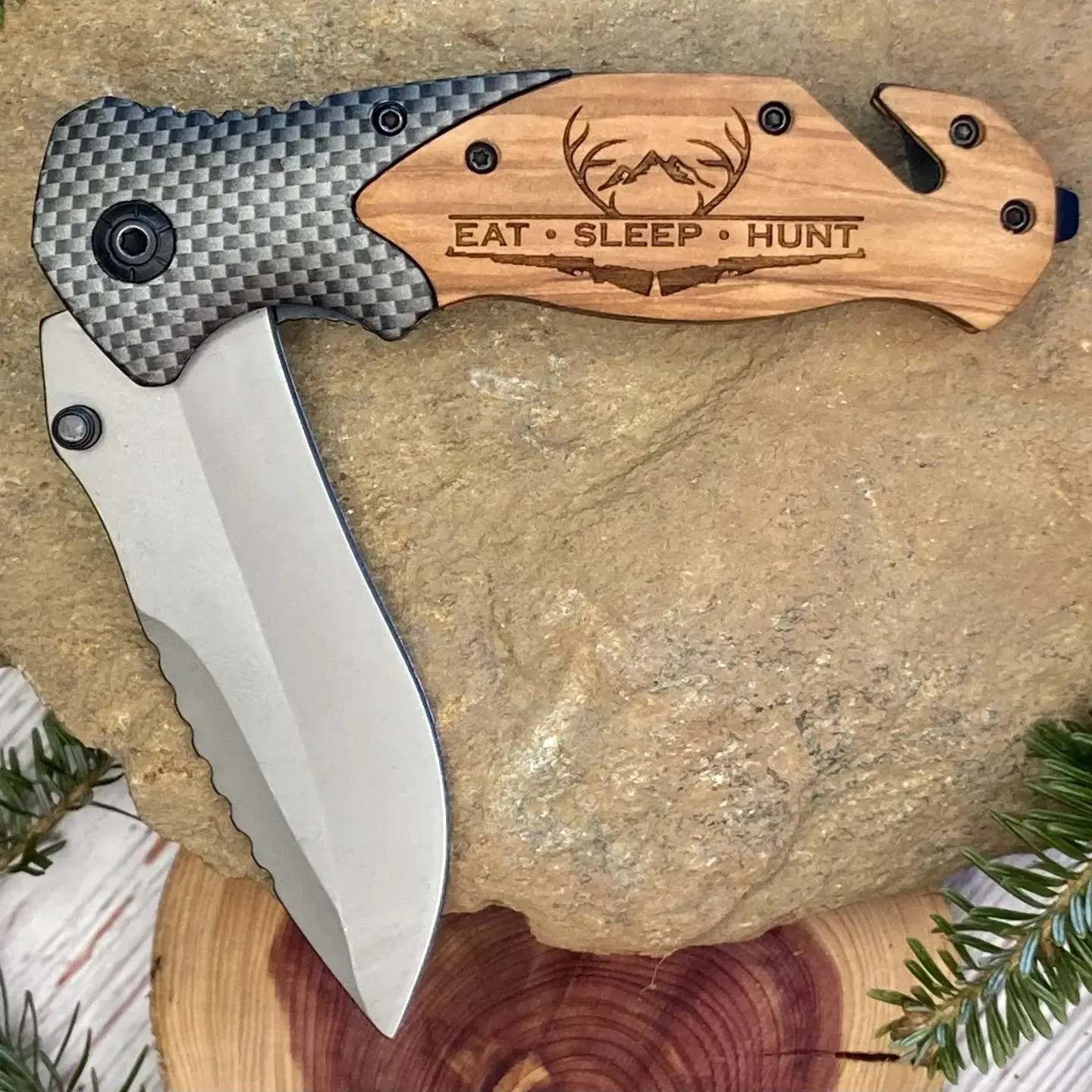 Eat Sleep Hunt Knife