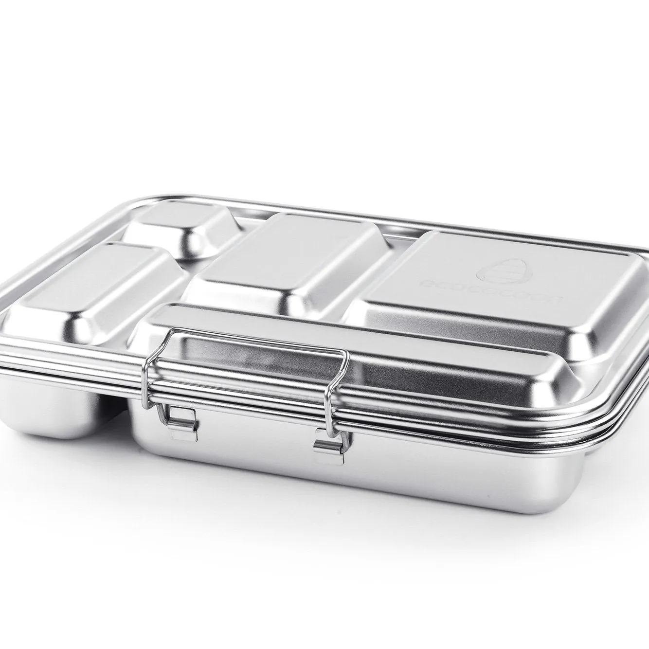 Ecococoon Stainless Steel Leakproof Bento Box - 5 compartment - Limoncello