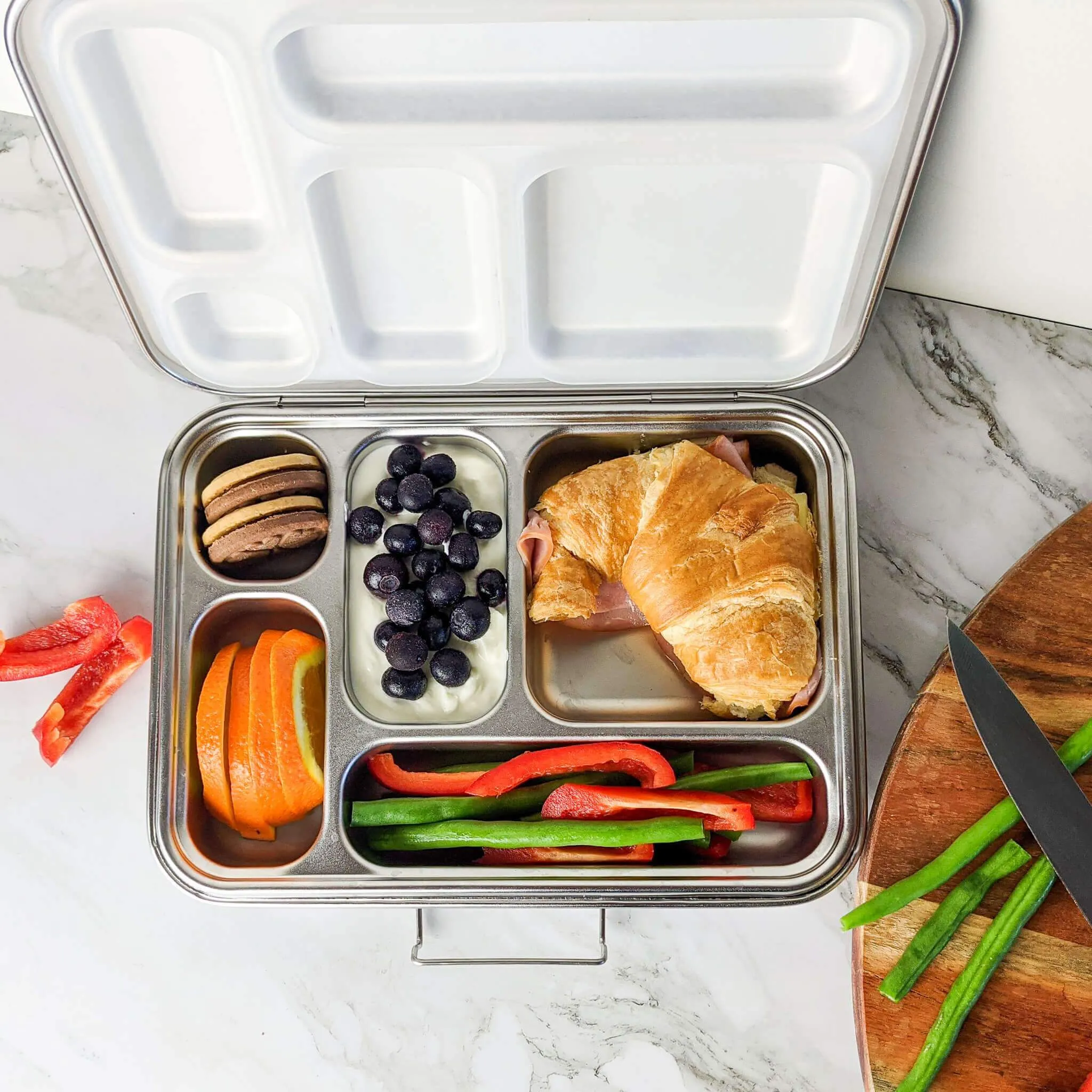 Ecococoon Stainless Steel Leakproof Bento Box - 5 compartment