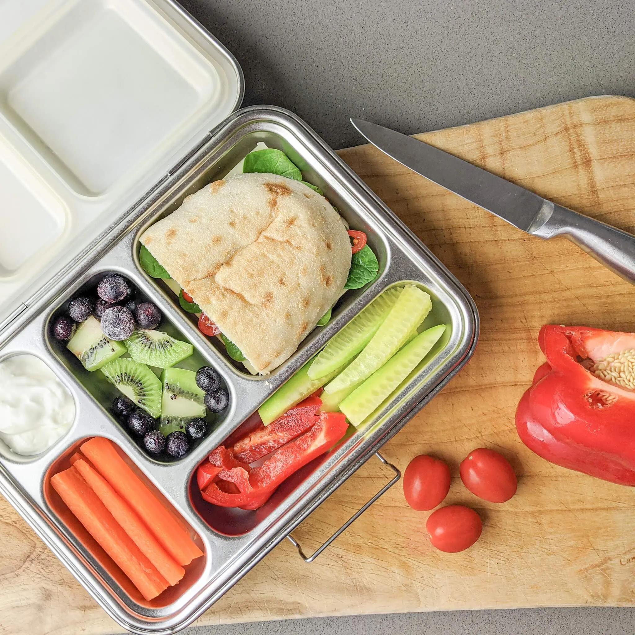 Ecococoon Stainless Steel Leakproof Bento Box - 5 compartment