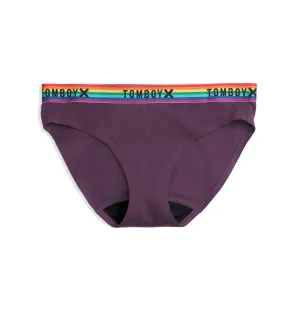 First Line Leakproof Bikini - Plum Rainbow