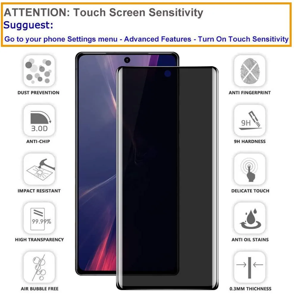 Galaxy Note 20 Ultra Privacy Screen Protector | Tempered Glass Note 20 Ultra