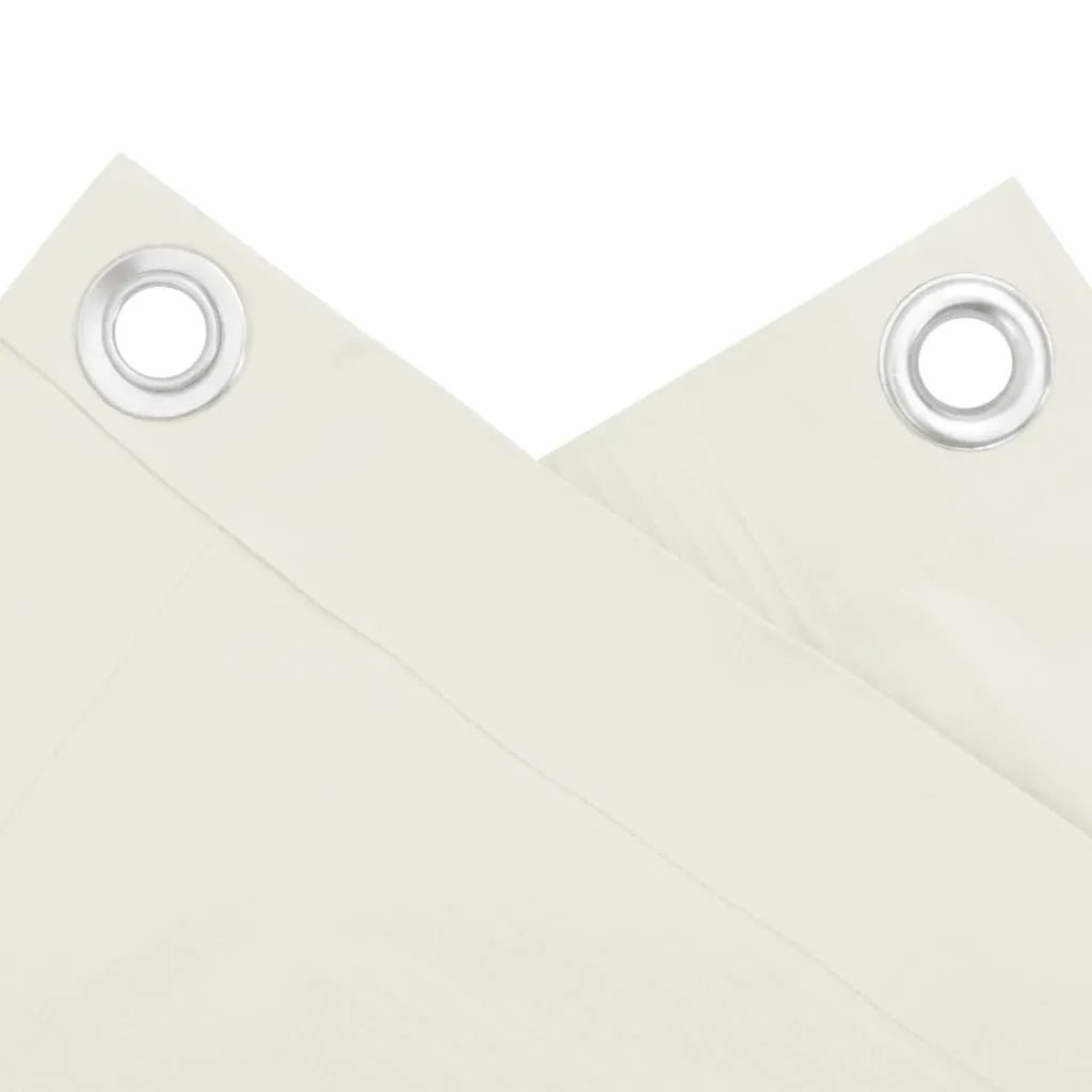 Garden Privacy Screen White 300x120 cm PVC