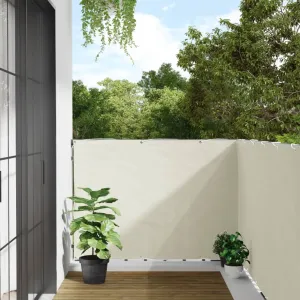 Garden Privacy Screen White 300x120 cm PVC
