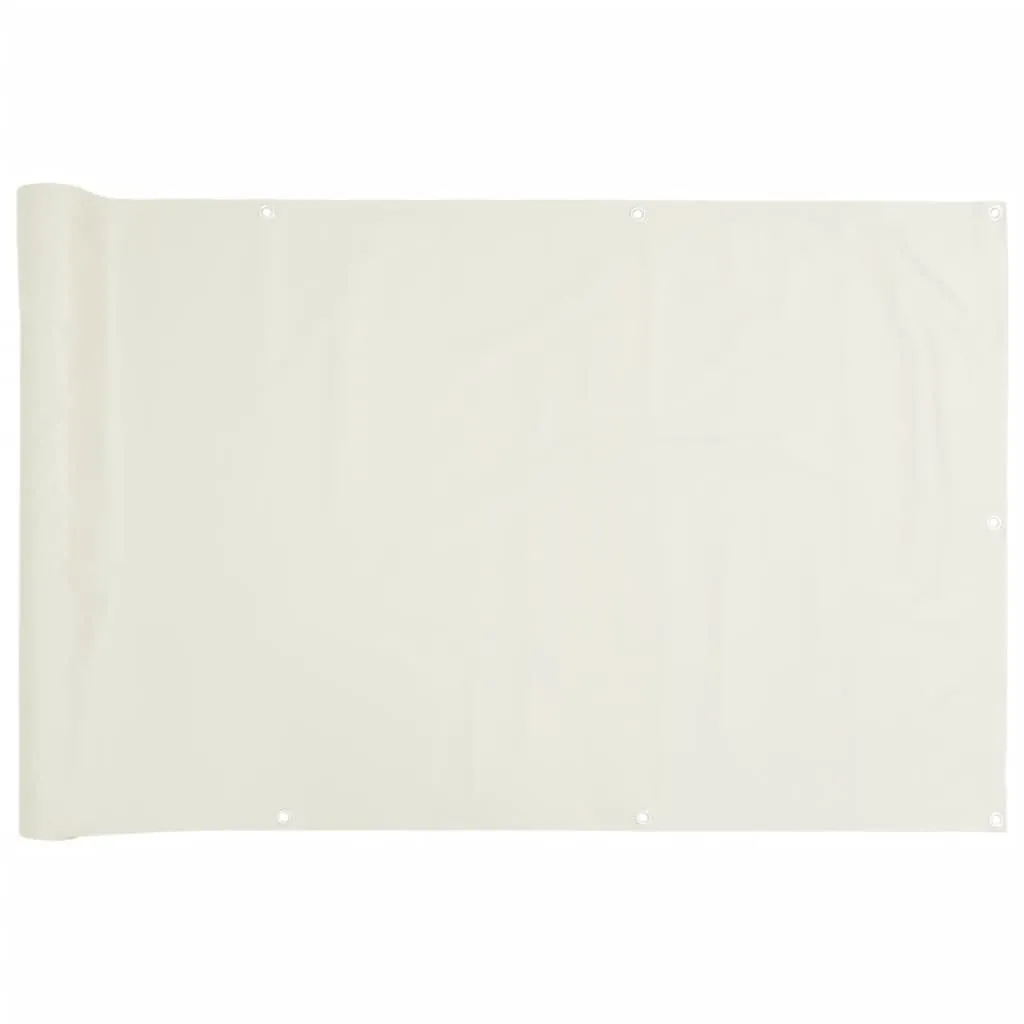 Garden Privacy Screen White 700x75 cm PVC