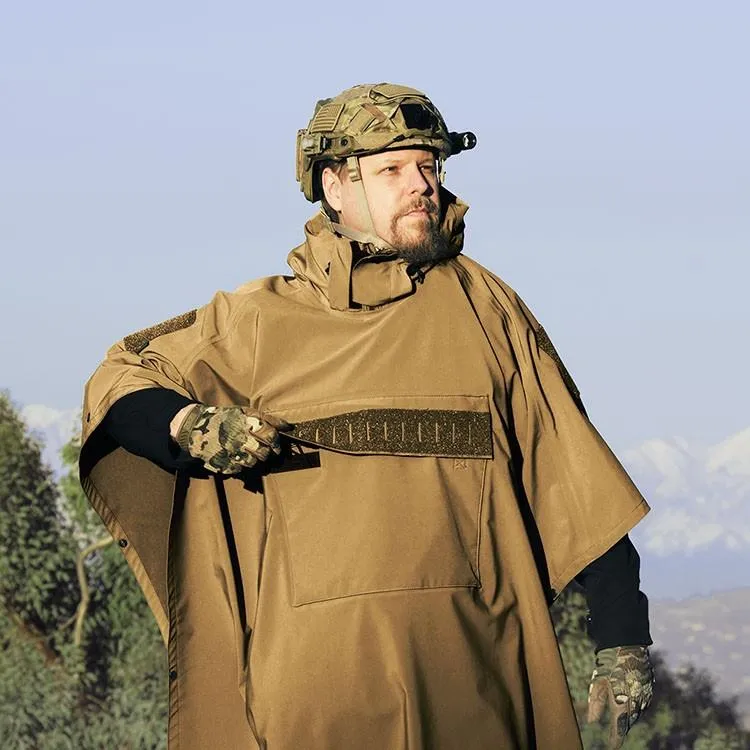 Hazard 4 Poncho Villa 2020 Version Technical Soft-Shell Poncho OD Green
