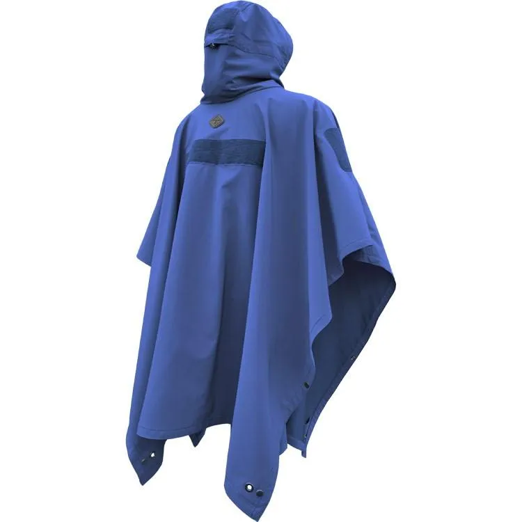 Hazard 4 Poncho Villa 2020 Version Technical Soft-Shell Poncho Royal Blue