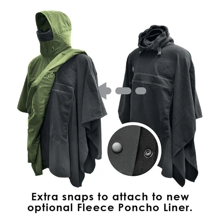 Hazard 4 Poncho Villa 2020 Version Technical Soft-Shell Poncho Royal Blue