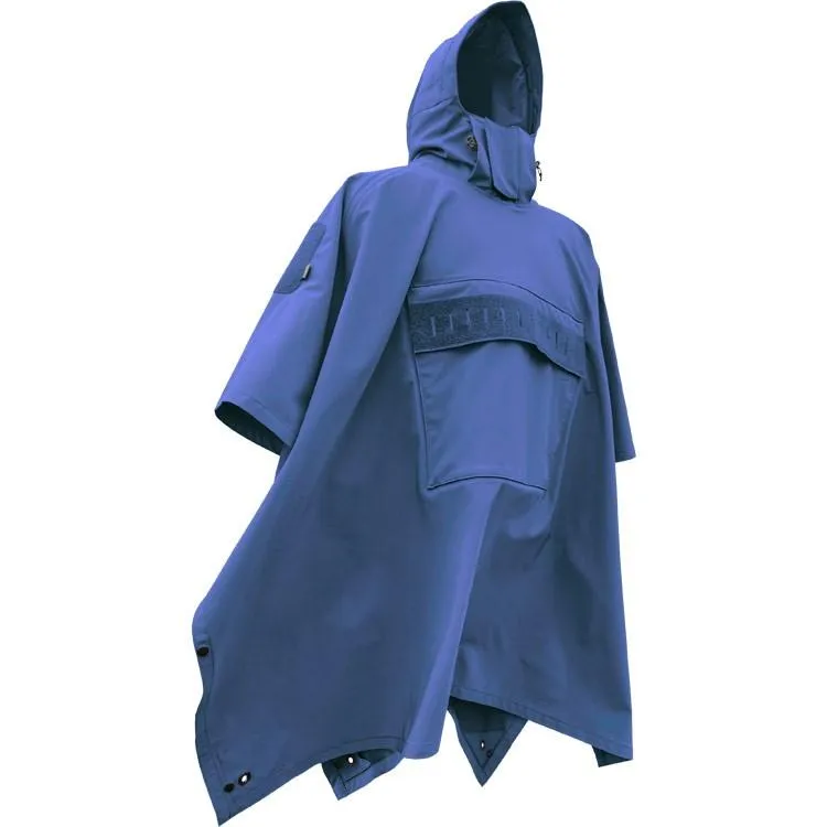 Hazard 4 Poncho Villa 2020 Version Technical Soft-Shell Poncho Royal Blue