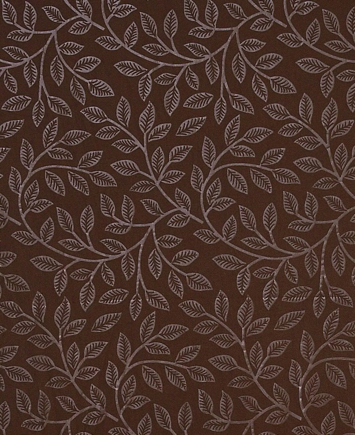 Heart Home Leaf Printed Stretchable, Non-Slip Polyster 1 & 3 Seater Sofa Cover/Slipcover/Protector Set with Foam Stick, Set of 2 (Brown)-50HH01439