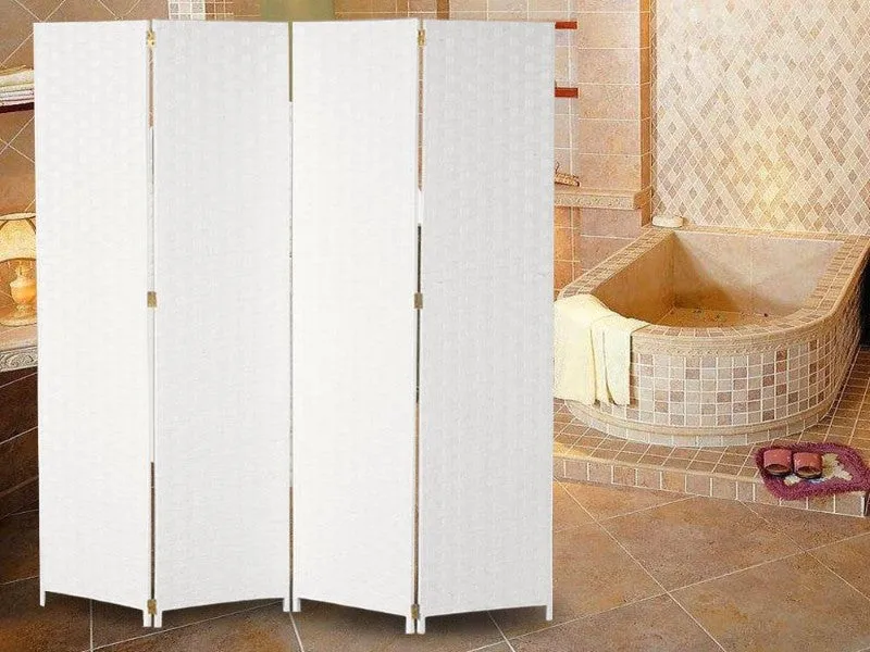 Hotel/Home Woven Design Folding Screen Privacy Room Divider 1.8M