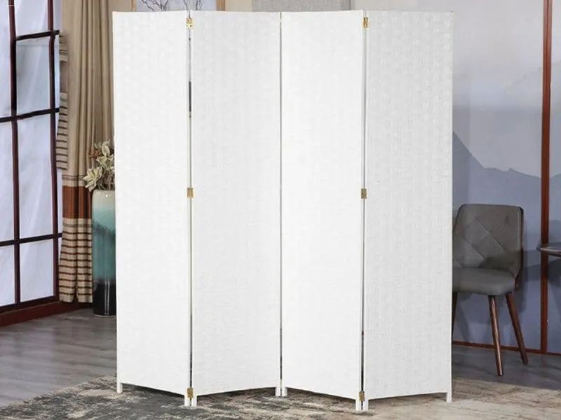 Hotel/Home Woven Design Folding Screen Privacy Room Divider 1.8M