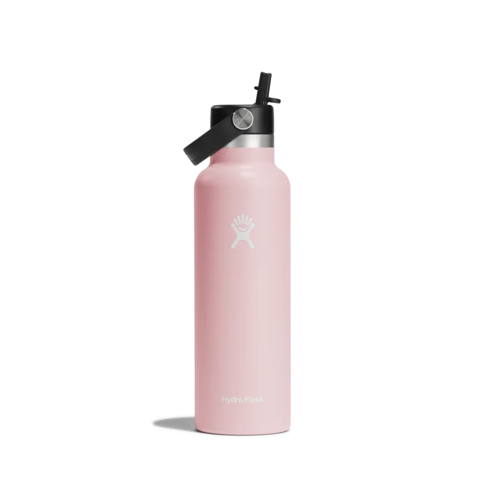 Hydroflask 21oz Standard Mouth (621ml) with Flex Straw Cap