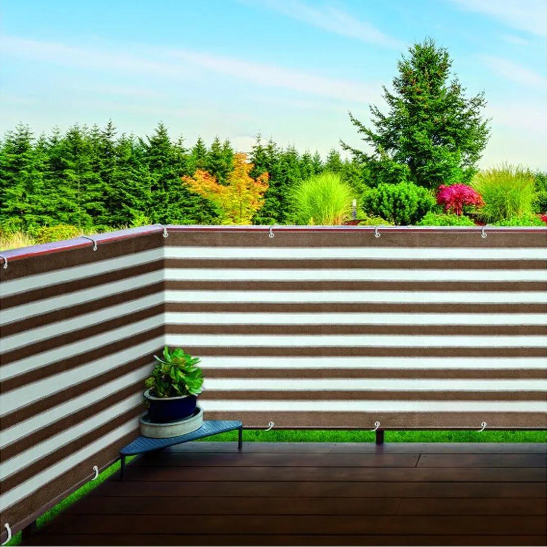 Ideaworks Deck & Fence Privacy Screen- Brown