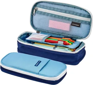 It's Academic Locking Pencil Case, For Office & School Supplies, Travel Organizer  Bag, Compact, High Capacity, Light Weight, Black