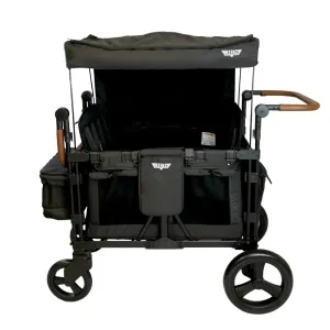 Keenz XC 2.0 Luxury Comfort Stroller Wagon, 2 Passenger - Black