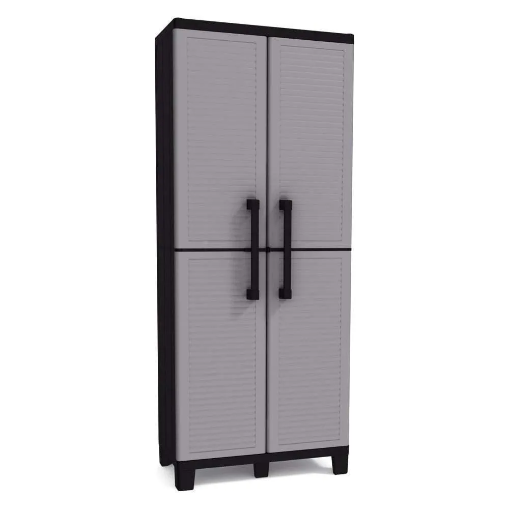 Keter Space Winner Resin Storage Cabinet: Doors, Shelves, Garage Organization