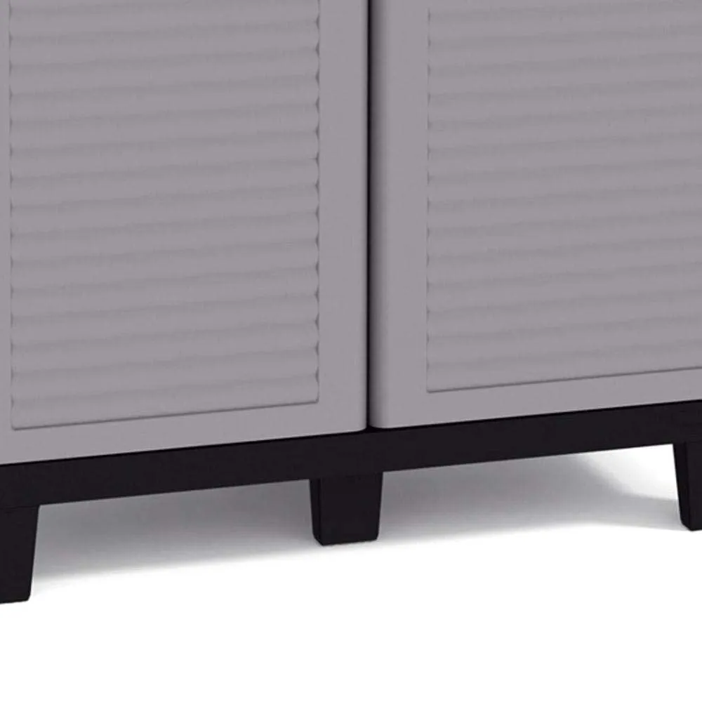 Keter Space Winner Resin Storage Cabinet: Doors, Shelves, Garage Organization