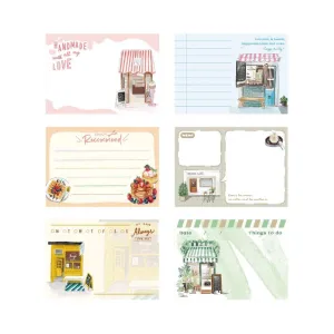 Letter Lovers Walking Doodle Series Japanese Hand-painted Groceries Notepad Notepad NP-030029
