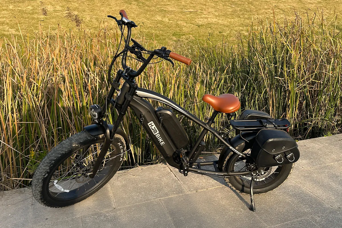 Maverick Vintage Cruiser Cafe Racer Fat Tire Harley Ebike