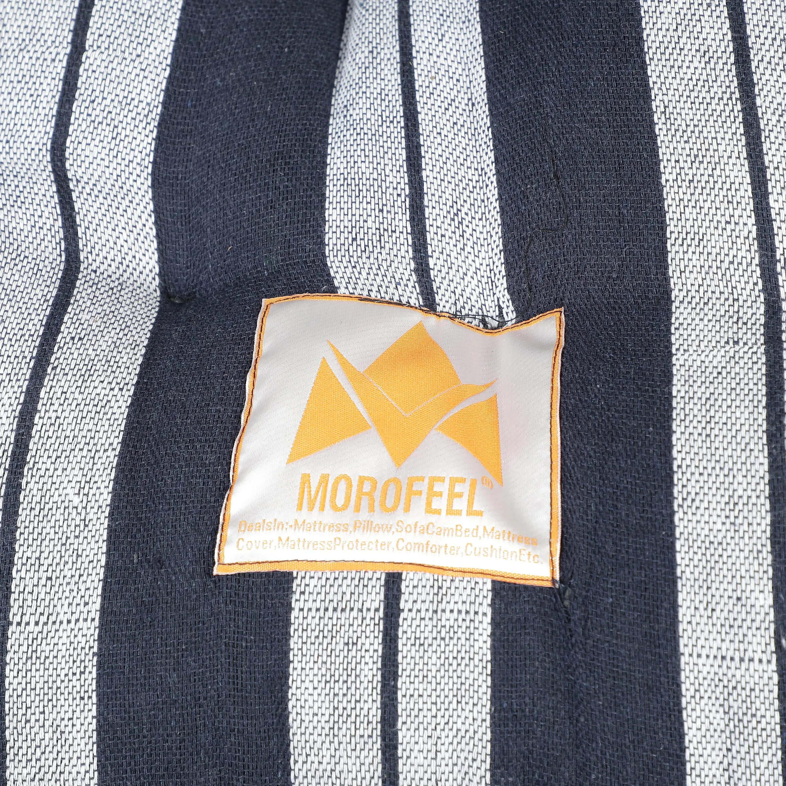 MOROFEEL Soft Cotton Multicolour Dual Comfort Mattress Gadda Single Bed 3x6 Feet Dark Blue