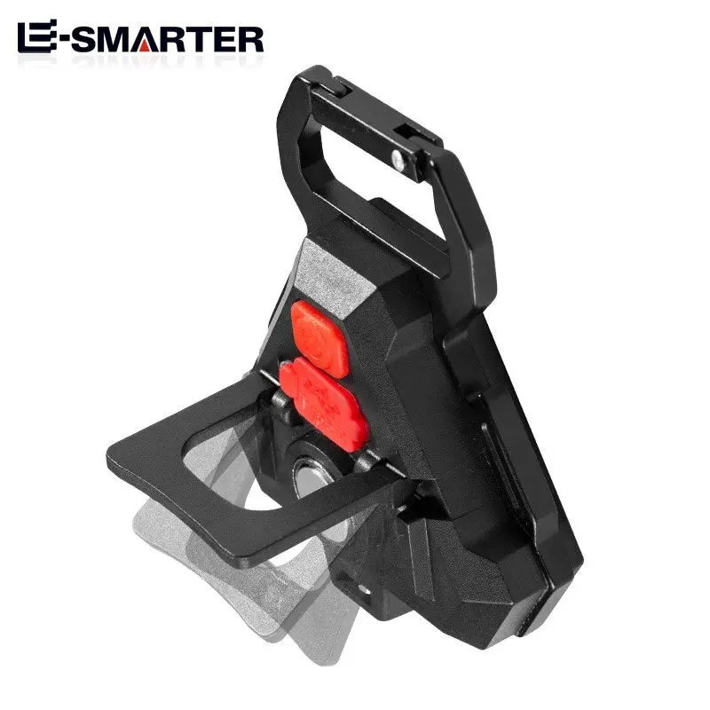 Multifunctional Mini Rechargeable Flashlight Strong Magnetic Adsorption COB Work Light LED Keychains For Outdoor Camping Fishing
