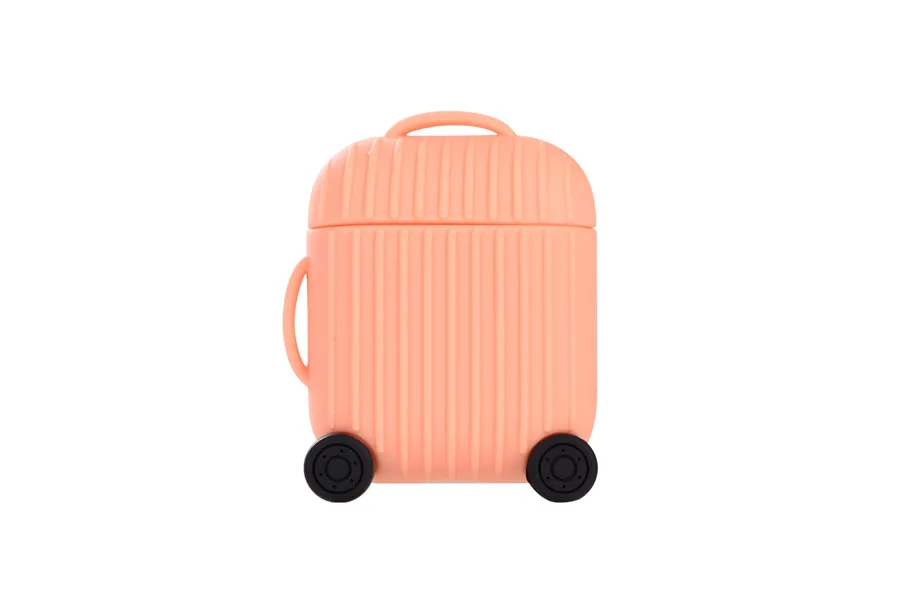 Peach Luggage AirPod Holder