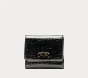 Perfect Wallet Crinkled Leather Leather Black OS